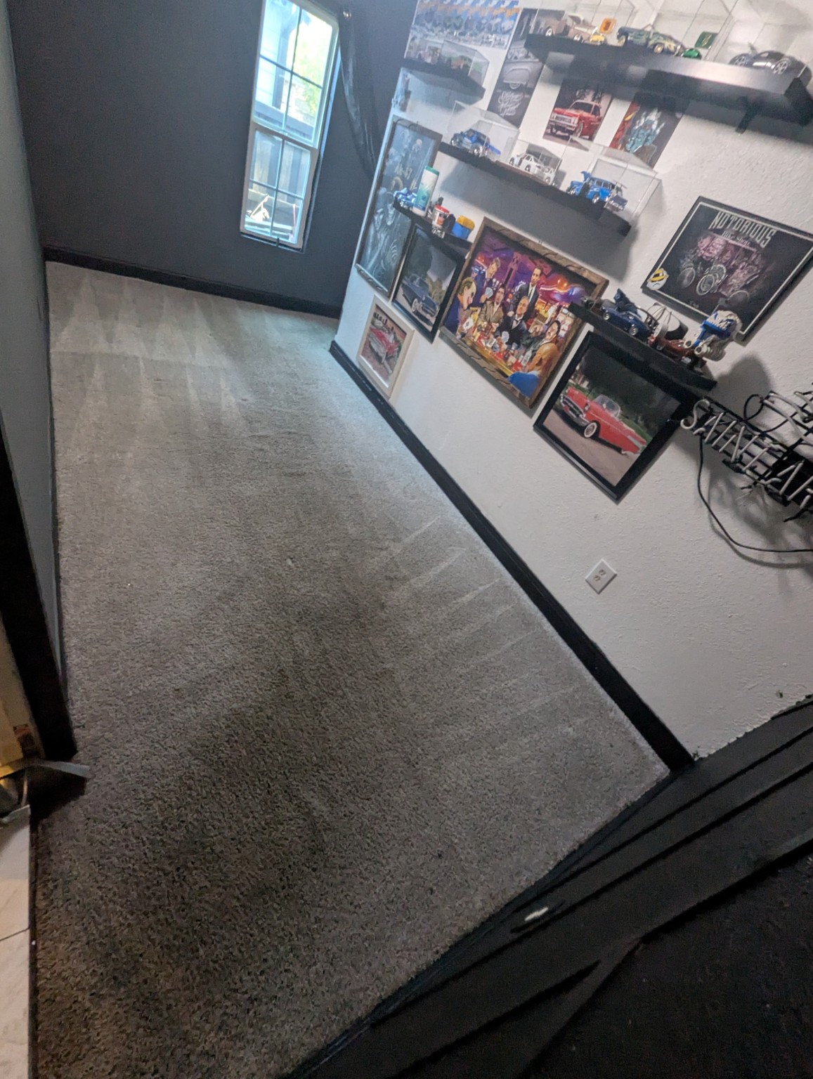 Carpet cleaning result